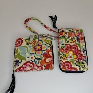 Vera Bradley Wristlet And Wallet Set Hope Garden